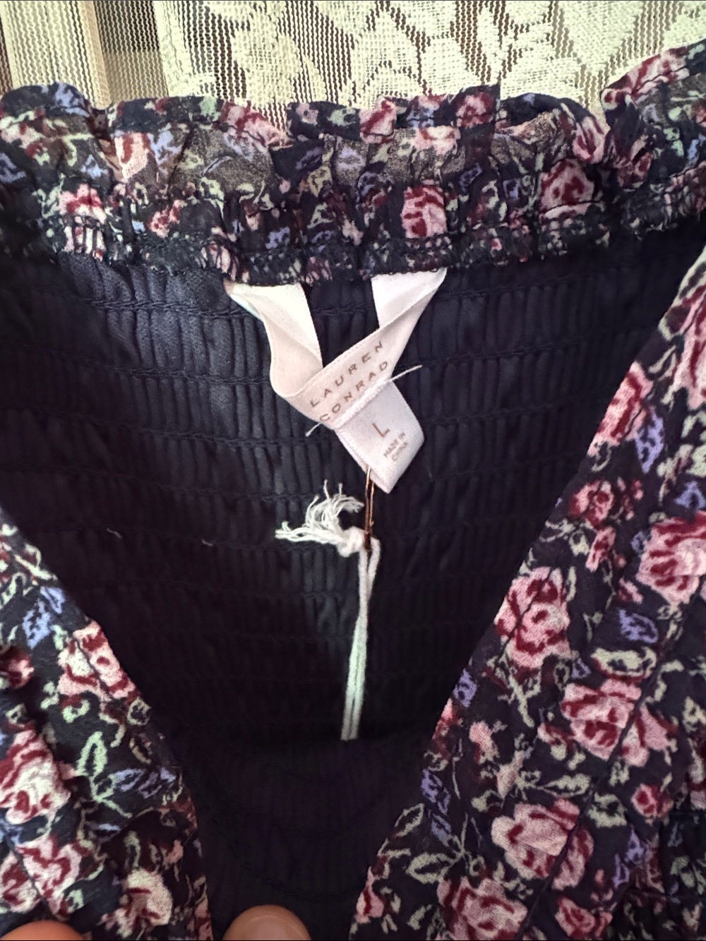 NWT! LC Lauren Conrad Midi Floral Dress - Picture 2 of 4